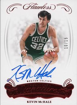 2017-18 Panini Flawless - Excellence Signatures Ruby #ES-KM Kevin McHale Front