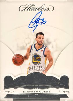 2017-18 Panini Flawless - Flawless Autographs #FA-SCR Stephen Curry Front