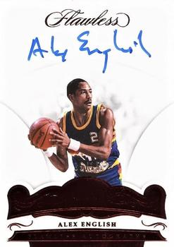 2017-18 Panini Flawless - Flawless Autographs Ruby #FA-AE Alex English Front