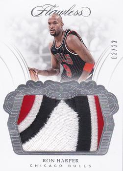 2017-18 Panini Flawless - Patches #P-RHP Ron Harper Front