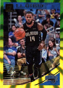 2018-19 Donruss - Holo Green and Yellow Laser #9 D.J. Augustin Front
