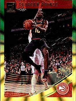 2018-19 Donruss - Holo Green and Yellow Laser #26 Taurean Prince Front