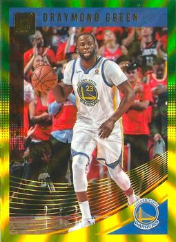 2018-19 Donruss - Holo Green and Yellow Laser #32 Draymond Green Front