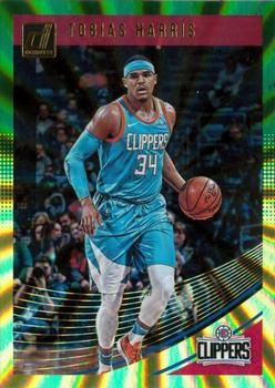2018-19 Donruss - Holo Green and Yellow Laser #34 Tobias Harris Front