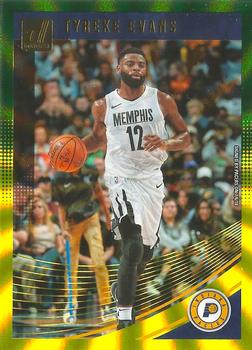 2018-19 Donruss - Holo Green and Yellow Laser #102 Tyreke Evans Front