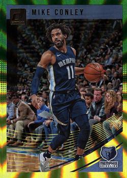 2018-19 Donruss - Holo Green and Yellow Laser #104 Mike Conley Front