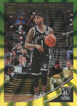 2018-19 Donruss - Holo Green and Yellow Laser #116 D'Angelo Russell Front