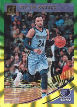 2018-19 Donruss - Holo Green and Yellow Laser #124 Dillon Brooks Front