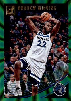2018-19 Donruss - Holo Green Laser #135 Andrew Wiggins Front