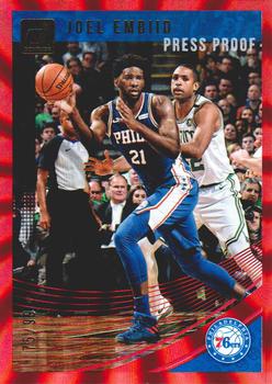 2018-19 Donruss - Press Proof Red Laser #99 Joel Embiid Front