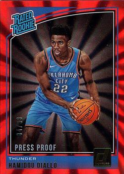 2018-19 Donruss - Press Proof Red Laser #171 Hamidou Diallo Front