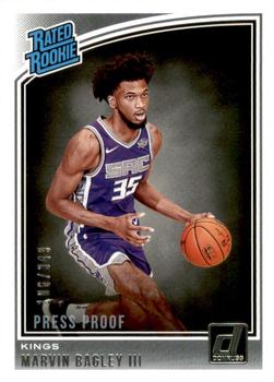 2018-19 Donruss - Press Proof Silver #168 Marvin Bagley III Front