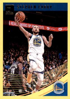 2018-19 Donruss - Yellow Flood #2 Stephen Curry Front