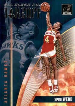 2018-19 Donruss - All Clear for Takeoff #7 Spud Webb Front