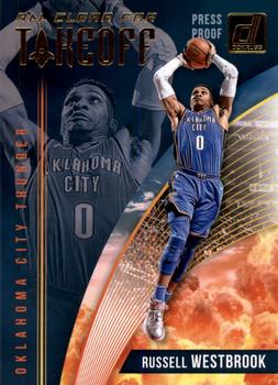 2018-19 Donruss - All Clear for Takeoff Press Proof #6 Russell Westbrook Front