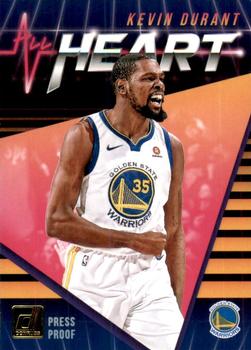 2018-19 Donruss - All Heart Press Proof #5 Kevin Durant Front