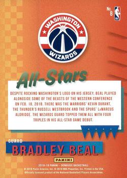 2018-19 Donruss - All-Stars #8 Bradley Beal Back