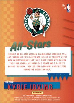 2018-19 Donruss - All-Stars Press Proof #4 Kyrie Irving Back