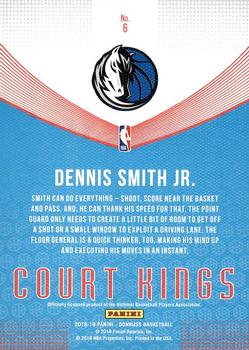 2018-19 Donruss - Court Kings #6 Dennis Smith Jr. Back