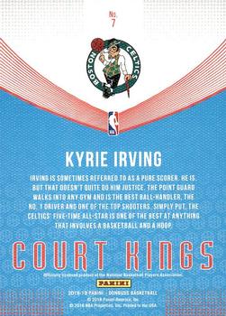 2018-19 Donruss - Court Kings #7 Kyrie Irving Back