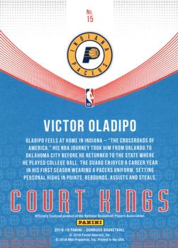 2018-19 Donruss - Court Kings Press Proof #15 Victor Oladipo Back