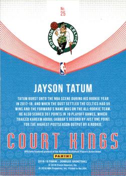 2018-19 Donruss - Court Kings Press Proof #25 Jayson Tatum Back