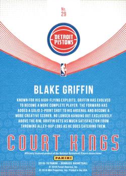 2018-19 Donruss - Court Kings Press Proof #29 Blake Griffin Back