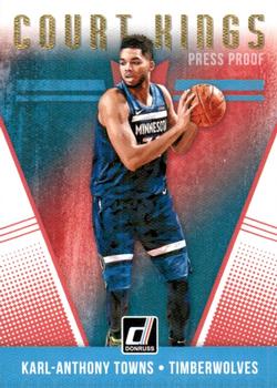 2018-19 Donruss - Court Kings Press Proof #33 Karl-Anthony Towns Front