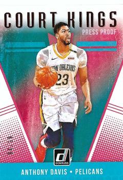2018-19 Donruss - Court Kings Press Proof Red #40 Anthony Davis Front