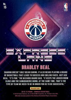 2018-19 Donruss - Express Lane #15 Bradley Beal Back