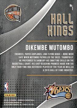 2018-19 Donruss - Hall Kings #1 Dikembe Mutombo Back