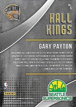 2018-19 Donruss - Hall Kings #6 Gary Payton Back
