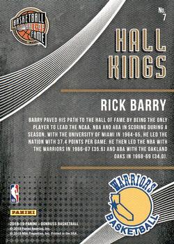 2018-19 Donruss - Hall Kings #7 Rick Barry Back