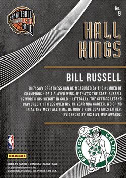 2018-19 Donruss - Hall Kings #9 Bill Russell Back