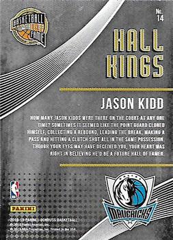 2018-19 Donruss - Hall Kings #14 Jason Kidd Back