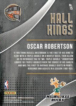 2018-19 Donruss - Hall Kings #15 Oscar Robertson Back