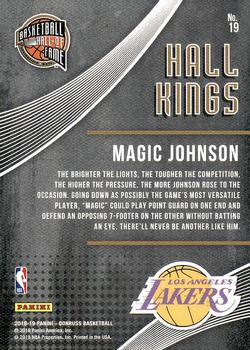 2018-19 Donruss - Hall Kings #19 Magic Johnson Back