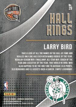 2018-19 Donruss - Hall Kings #29 Larry Bird Back