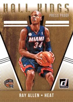 2018-19 Donruss - Hall Kings Press Proof #8 Ray Allen Front