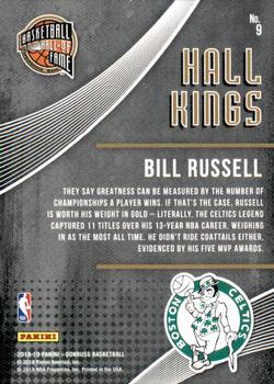 2018-19 Donruss - Hall Kings Press Proof #9 Bill Russell Back