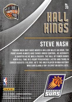 2018-19 Donruss - Hall Kings Press Proof #20 Steve Nash Back
