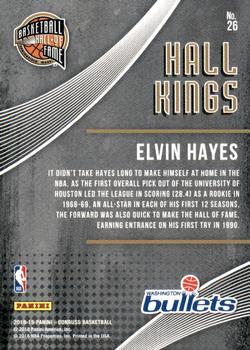 2018-19 Donruss - Hall Kings Press Proof #26 Elvin Hayes Back
