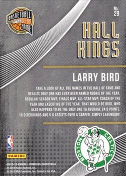 2018-19 Donruss - Hall Kings Press Proof #29 Larry Bird Back