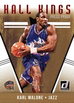 2018-19 Donruss - Hall Kings Press Proof Red #4 Karl Malone Front