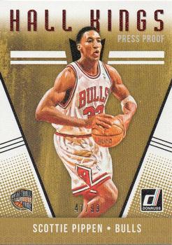 2018-19 Donruss - Hall Kings Press Proof Red #21 Scottie Pippen Front