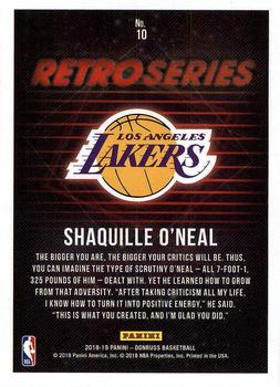 2018-19 Donruss - Retro Series #10 Shaquille O'Neal Back
