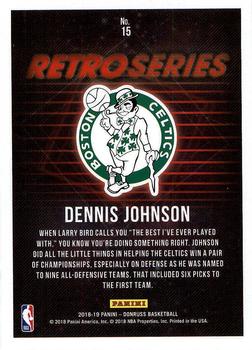 2018-19 Donruss - Retro Series #15 Dennis Johnson Back