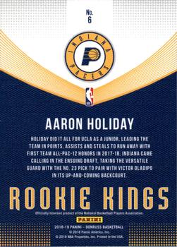 2018-19 Donruss - Rookie Kings Press Proof #6 Aaron Holiday Back