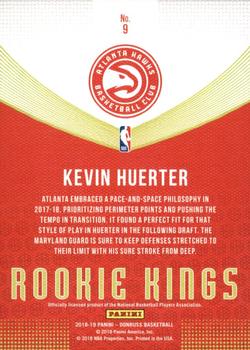 2018-19 Donruss - Rookie Kings Press Proof #9 Kevin Huerter Back