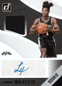 2018-19 Donruss - Rookie Materials Signatures #RMS-LW4 Lonnie Walker IV Front